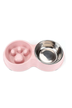 Pet Slow Food Double Bowl 31.5X17.5X6 | 16607U3