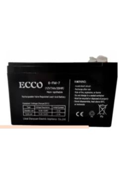 ECCO | Rechargeable Valve Regulated Lead-Acid Battery | 6-FM-7