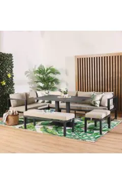 DANUBE | Arial 9-Seater Outdoor Sofa cum Dining Set | 231202705938