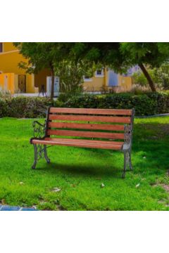 DANUBE | Wuden 3-Seater Park Bench - 120 cm | 231202705958
