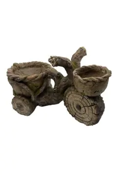 DANUBE | Tricycle Planter With Wooden Effect | 231202706181