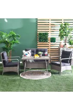 DANUBE | Rosa 4-Seater Outdoor Sofa Set | 231202706785