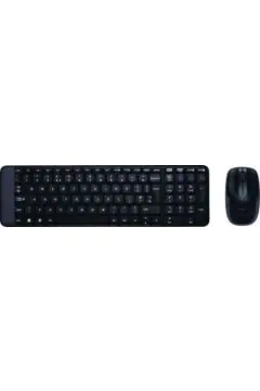 LOGITECH | Wireless Keyboard and Mouse Combo (Black) EN-AR MK220 | 920-003160