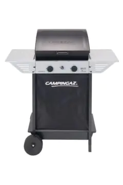 CAMPINGAZ | Camping Grill Gas Barbecue(France) with Two Burners Compact, Side Table & Thermometer 2Xpert 100 L | 3000004820