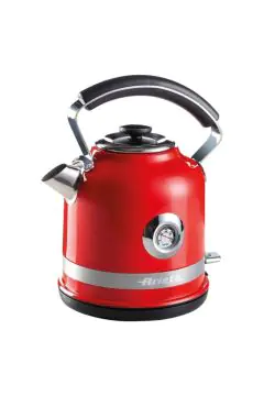 ARIETE | Moderna Cordless Electric Kettle Stainless Steel Body 1.7Ltr Red | 2854