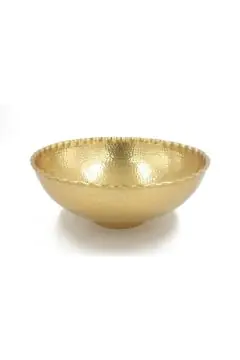 DANUBE | Decimus Bowl Gold 25X25X10Cm Vdal-72 | 290100300401