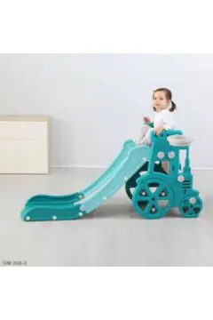 Colorful Toys Slide Train For Kids Green 30x148x78cm | 356 3 g