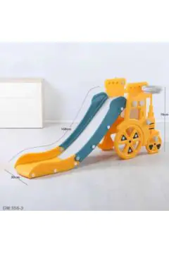 Colorful Toys Slide Train For Kids Yellow 30x148x78cm | 356 3 y