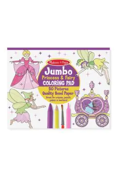 MELISSA & DOUG | Jumbo Coloring Pad - Princess & Fairy 3+ years | 46004263