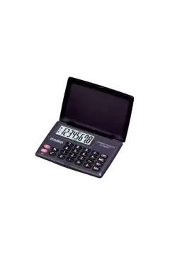 CASIO | Portable Type Practical Calculator (Battery Operated) 8 Digits | LC-160LV-BK-W-DP