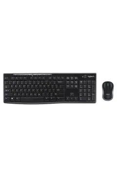 LOGITECH | Mk270 Wireless Keyboard And Mouse Combo Keyboard And Mouse Included 2.4Ghz Dropout-Free Connection Long Battery Life