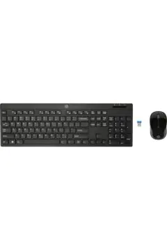 HP | Wl-200 Wireless Keyboard And Mouse Combo (Black) |