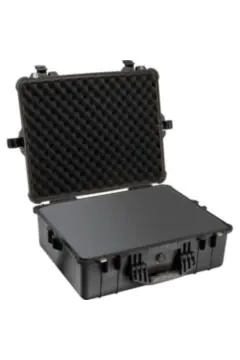 PELICAN | Case with Pick 'N Pluck Foam Black/ Desert Tan | 1600-000-110