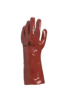 DELTAPLUS | Chemical Hand Gloves Red | PVC7335