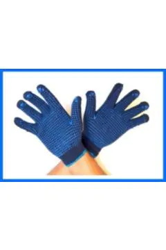 SAFEWELL | Safety Gloves Blue Double Dotted Gloves