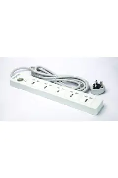GIGACOM | Universal Power Strip Surge Protector 5 Socket (5Way Universal Socket ) - GC530AU