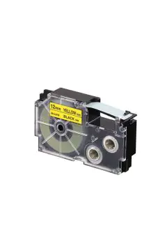CASIO | Label Printer Tape Black and Yellow 12mm | XR-12YW1-W-DJ1