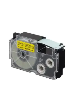 CASIO | Label Printer Tape Black and Yellow 18mm | XR-18YW1-W-DJ1