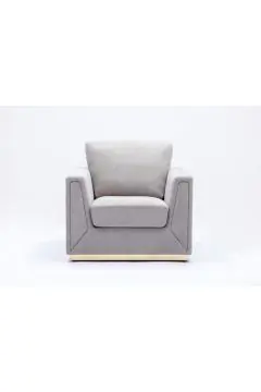 DANUBE | Lexus 1 Seater Fabric Sofa Set - Light Grey | 810302800146