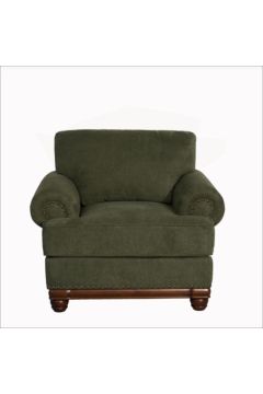 DANUBE | Portland 1-Seater Fabric Sofa Green | 810302800271