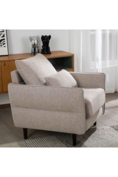 DANUBE | Armstrong 1-Seater Fabric Sofa Grey | 810302800537