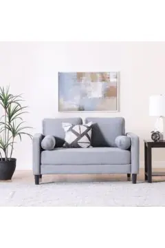Mugen 2 Seater Fabric Sofa - Cool Grey | 810401102025