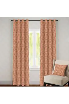 DANUBE | Glitz Eyelet CURtain Without Lining Maroon Mystique | 811500118032