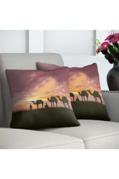 DANUBE | Dreamz Cushion 43X43cm MULTI DESSERT SAFARI Filled CUSHION | 811500118044