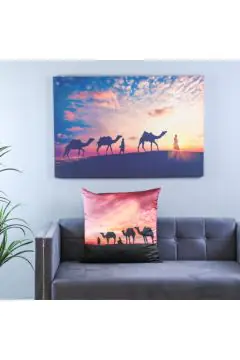 DANUBE | Dreamz Cushion 65X65cm MULTI DESSERT SAFARI Filled CUSHION | 811500118060
