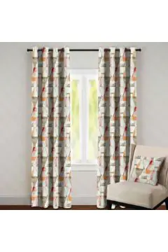 DANUBE | Glitz Eyelet CURtain Without Lining Multi Dazzling - CUR-2 | 811500118343