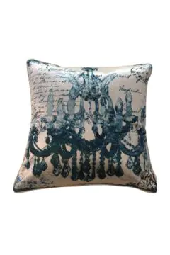 DANUBE | Fantasy Digital Filled Cushion 45X45 cm Teal | 811500118364