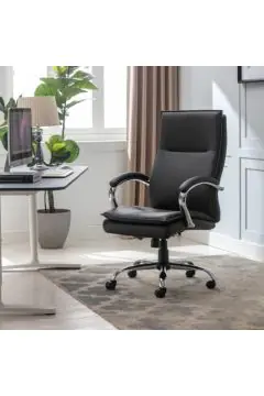 DANUBE | Nelson Swivel High Back Office Chair - Black | 811900300106