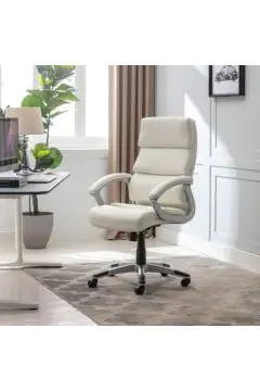 DANUBE | Ventura Swivel High Back Office Chair - White | 811900300110