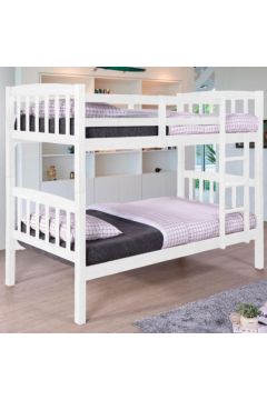 DANUBE | Henry Double Decker Bed - White | 813300100051