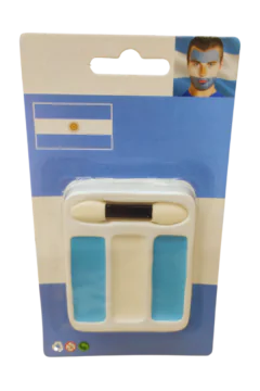 Quick Face Painting Kit with Brush (3 Packets) | Argentina | Minagination
