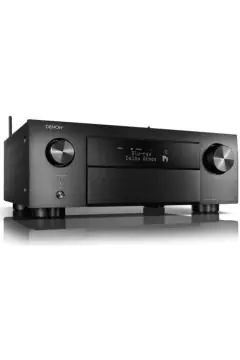 دينون | 9.4ch 200w / ch 8K Ultra HD AV Amplifier مع صوت ثلاثي الأبعاد ، HEOS مدمج وتحكم صوتي أسود | AVC-X4800H