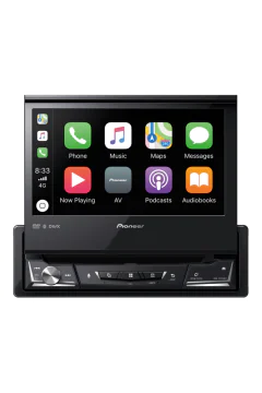 PIONEER | Car In-Dash 1-DIN DVD Multimedia AV Receiver with 7″inch WVGA Touchscreen Display | AVH-Z7250BT