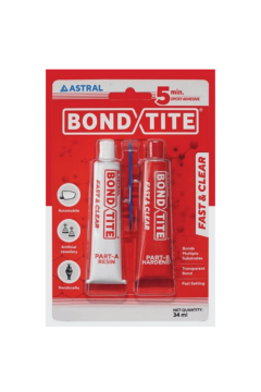 ASTRAL | Bond Tite Rapid 5min Epoxy Adhesive 2x 17ml 