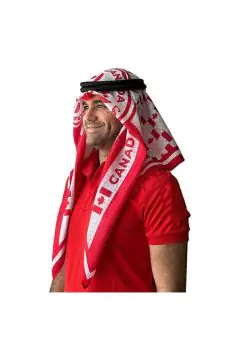 Canada | Football fan head gear Arabic Style - Ghutra and Egal set | One size