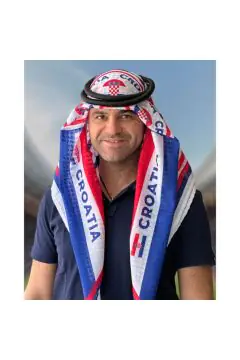 Croatia | Football fan head gear Arabic Style - Ghutra and Egal set | One size