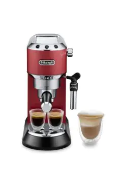 DELONGHI | Dedica Style Pump Espresso Semi Automatic Coffee Maker Red 1300W | EC685.R
