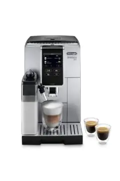 DELONGHI | Dinamica Plus Fully Automatic Espresso Coffee Machine Silver Black | ECAM370.85.SB