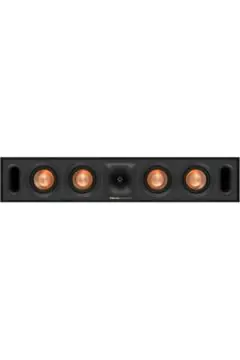 KLIPSCH | Center Channel Speaker Single Black Textured Wood Grain Vinyl | R-30C