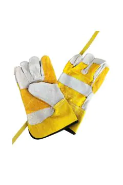 Hand Gloves Double Palm Leather