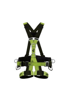 DELTAPLUS | Fall Arrester Harness Hevo Pro For Rope Access - 5 Anchorage Points Yellow-Black | HAR25TC