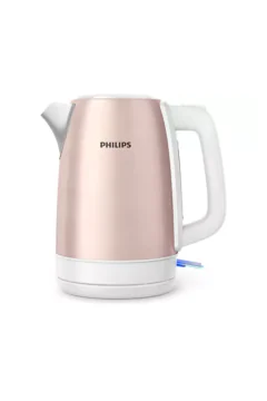 PHILIPS | 1.7Ltrs Kettle Entry Metal Kettle Plastic Lid Rose Gold | HD9350/96