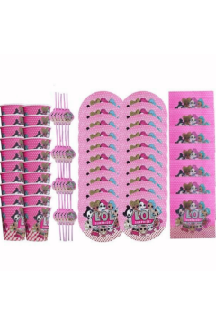 LOL Surprise Birthday Set Decoration 100Pcs | MGS-072