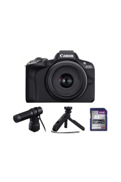 CANON | Digital Camera EOS R50 RF-S18-45mm is STM (Black) | EOS R50 RF-S 18-45 KIT
