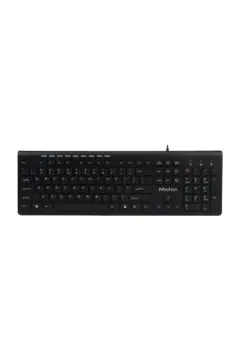MEETION | Wired Standard Ultra Thin Multi-Media Keyboard | MT-K842M