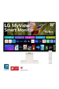 LG | MyView 32” 4K UHD IPS Smart Monitor, webOS | 32SR85U-W